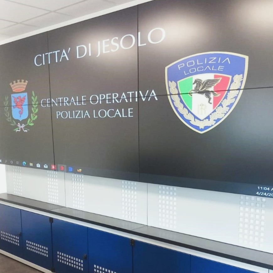 SALA OPERATIVA DELLA POLIZIA LOCALE DI JESOLO